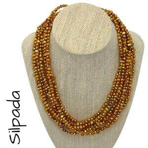 Silpada Gold Multi-Strand Necklace